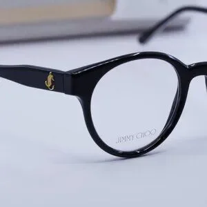 NEW JIMMY CHOO EYEGLASSES BLACK WOMEN EYEWEAR JIMMY CHOO JC316 01EI 00 Jimmy Choo JC316 01EI 00 Black 49mm Eyeglasses New Authentic  main image 2